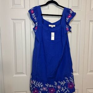 LOFT Vibrant Blue Dress